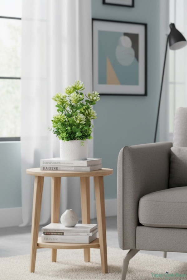 Beton Saksıda Yapay Bitkili Tanzimler Model 7 - 4