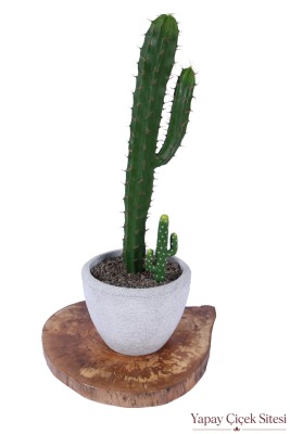 Bohem Saksıda Yapay Kaktüsü 97 cm Model 6 - Yapay Çiçek Sitesi