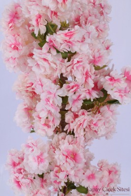 Kaliteli Yapay Bahar Dalı Ağacı 120 Cm Açık Pembe - 2