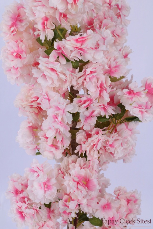 Kaliteli Yapay Bahar Dalı Ağacı 120 Cm Açık Pembe - 2