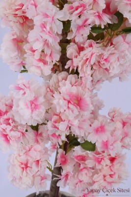 Kaliteli Yapay Bahar Dalı Ağacı 120 Cm Açık Pembe - 3