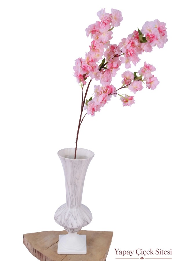Kaliteli Yapay Bahar Dalı Çiçeği 106 Cm Açık Pembe - 1