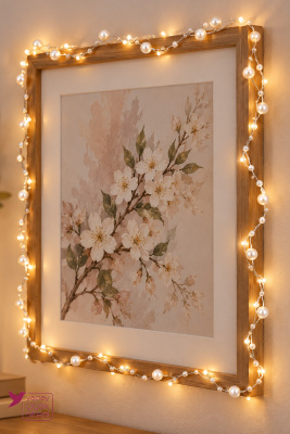 Pilli İnci Led Işık Zinciri Günışığı 2 Metre - 3