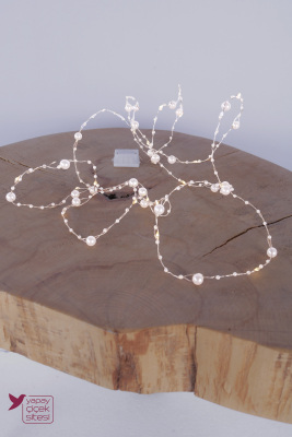 Pilli İnci Led Işık Zinciri Günışığı 2 Metre - 4