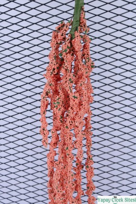 Yapay Amarantus Cipso Dalı 120 cm - Mercan Somon - 2