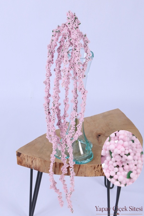 Yapay Amarantus Cipso Dalı 120 cm Pembe - 1