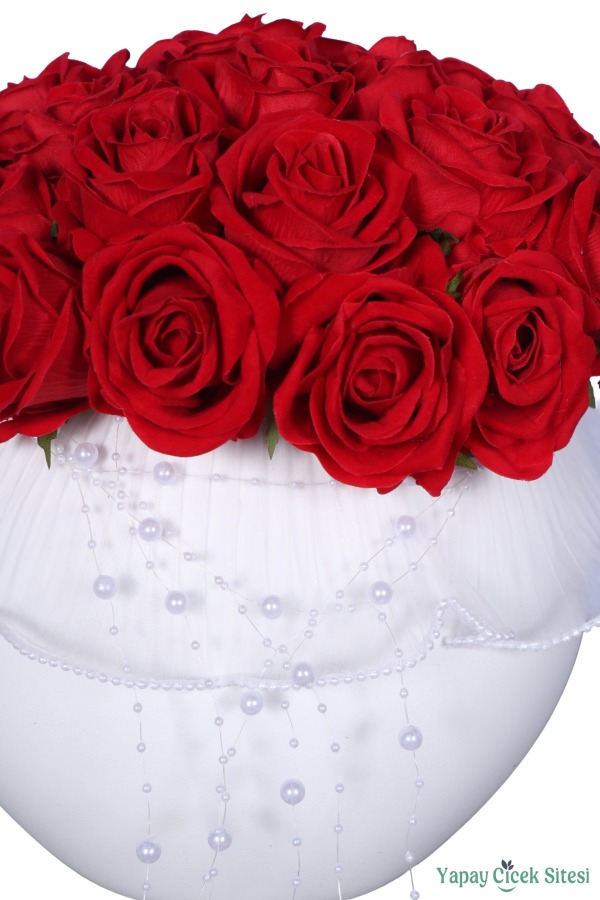 Yapay Kız İsteme Çiçeği Özel Gün Buketi 28 Güllü Model 10 - 5