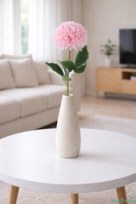 Yapay Krizantem Dalı 63 cm Pembe - Yapay Çiçek Sitesi
