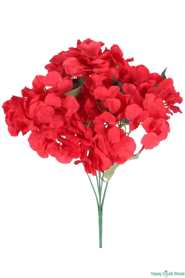 Yapay Ortanca Demeti 46 cm Kırmızı - 2